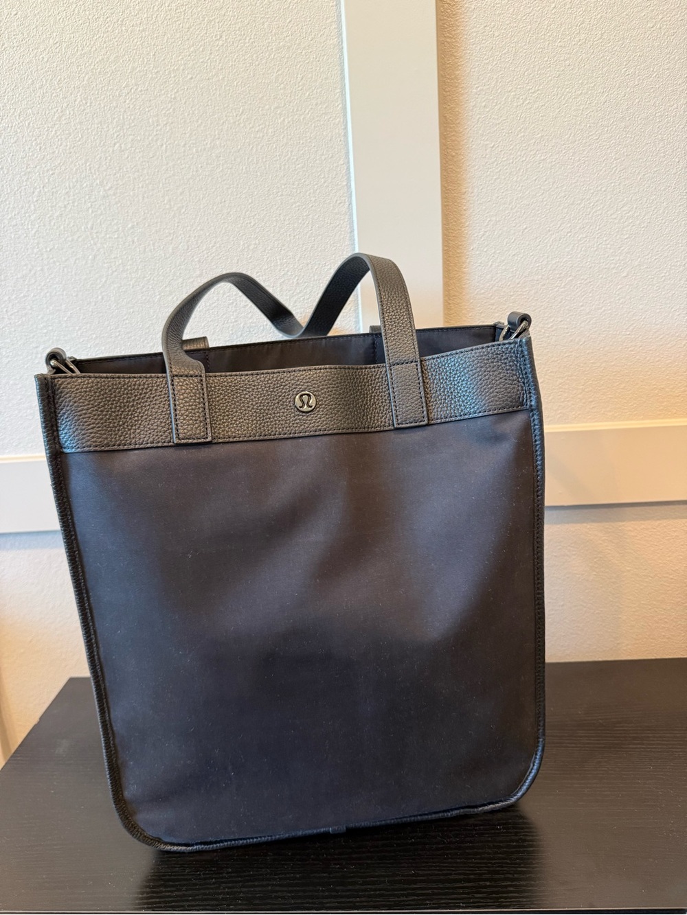Lululemon Black Commuter Laptop Tote / Work Bag